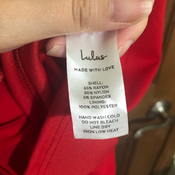 NWT Lulus xs spaghetti strap v neck dress - Picture 7 of 8